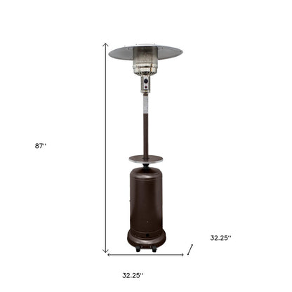 48,000 BTU Freestanding Propane Patio Heater (Bronze Steel)