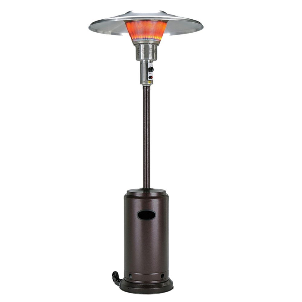 40,000 BTU Freestanding Propane Patio Heater (Bronze Steel)