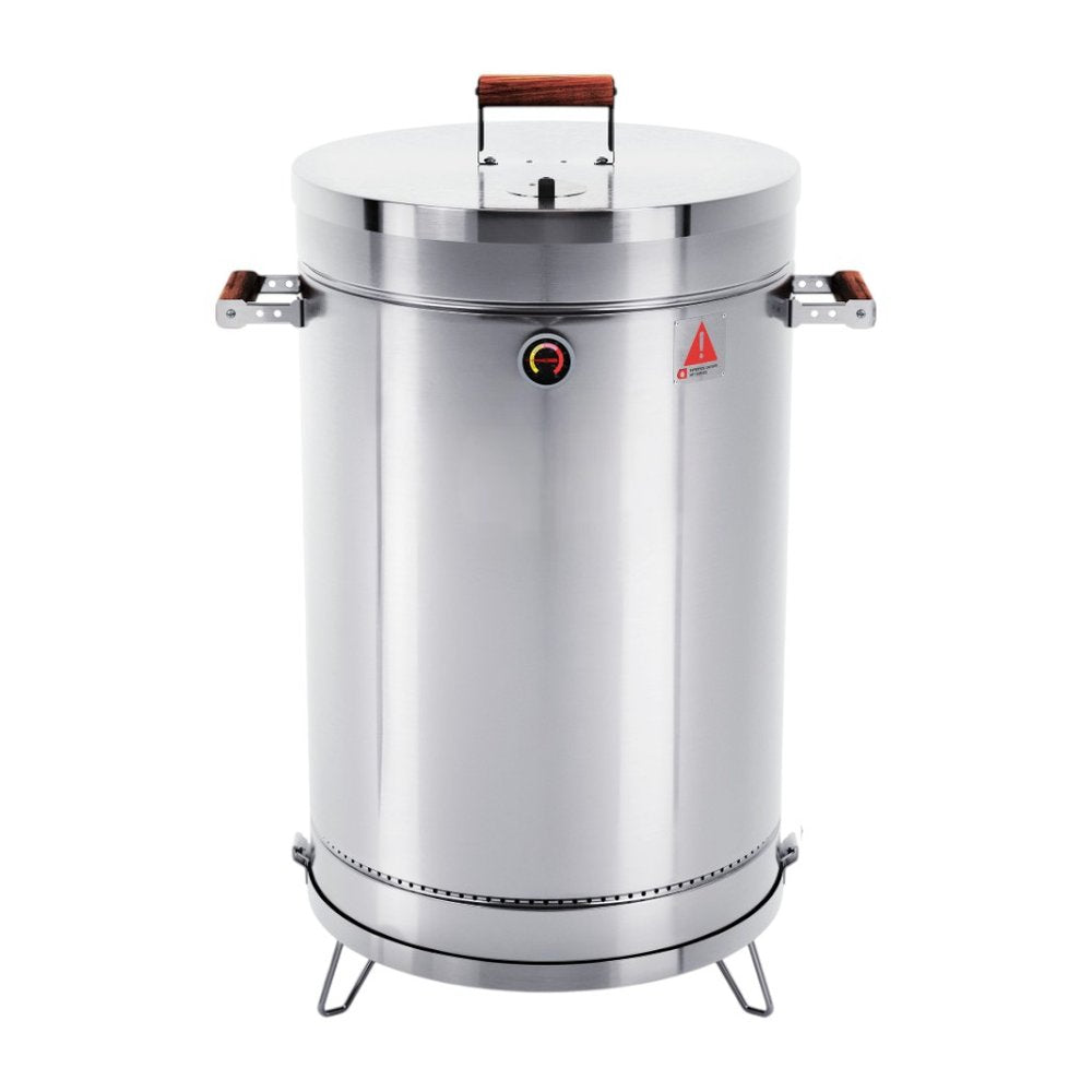 Portable Barrel Smoker (Stainless Steel, 31" x 18")