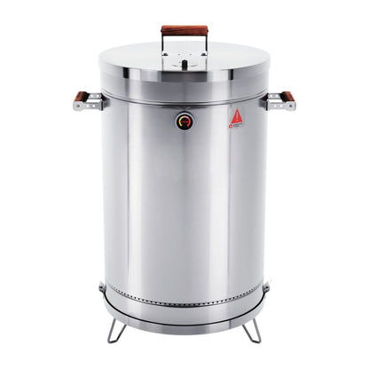 Portable Barrel Smoker (Stainless Steel, 31" x 18")